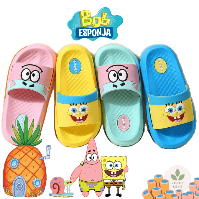 Chinelo Bob Esponja Confort