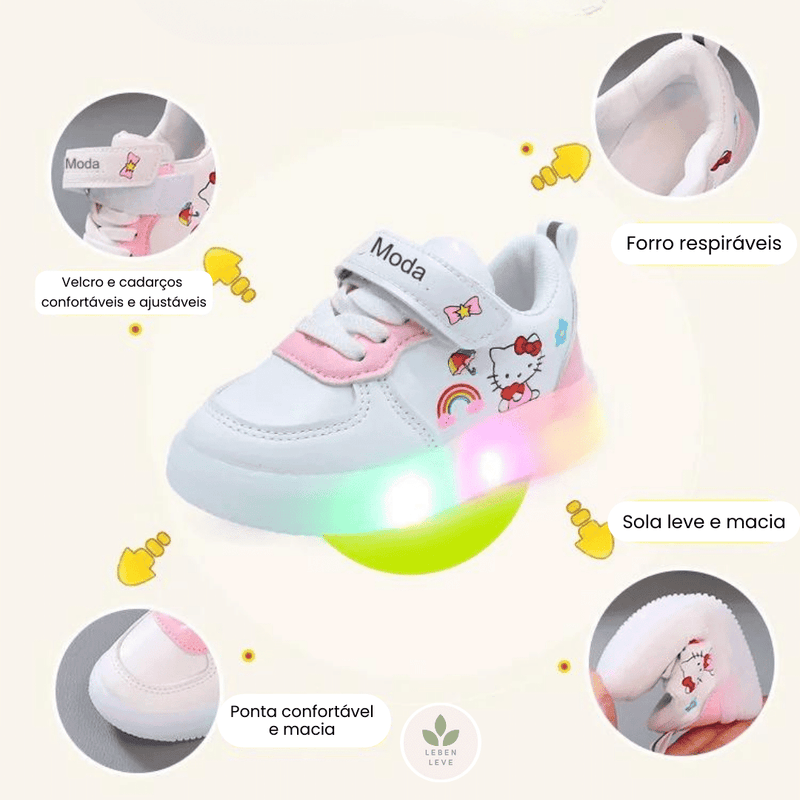 Tenis Hello Kitty Neon Confort