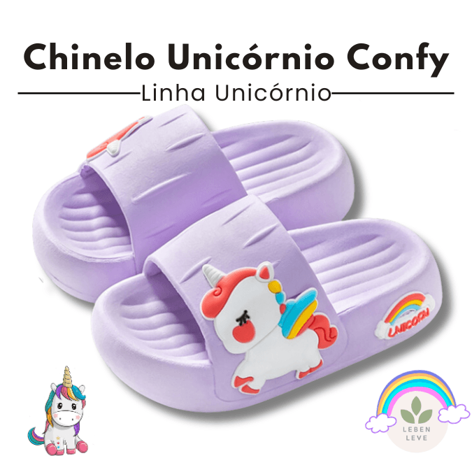 Chinelo Unicornio Confort