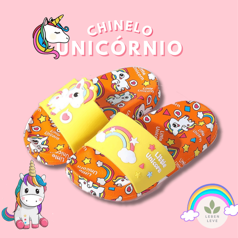 Chinelo Confort Unicórnio