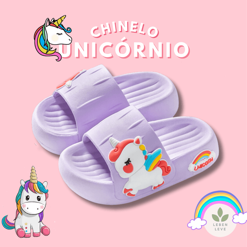 Chinelo Unicornio Confort